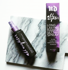 Urban Decay Ficing Spray Review
